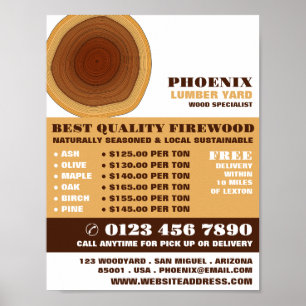 Affiche Bois de coeur, bois d'oeuvre, bois d'oeuvre, bois 