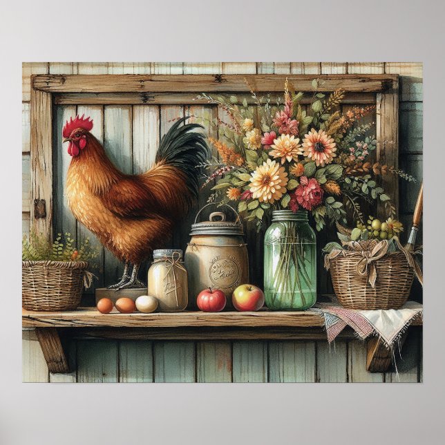 Affiche Bois primitif Plateau de campagne 1 (Devant)