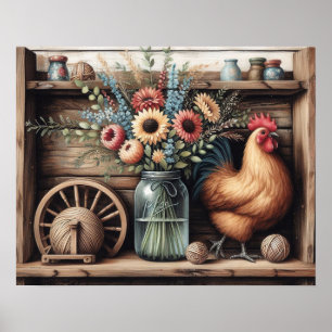 Affiche Bois primitif Plateau de campagne 4