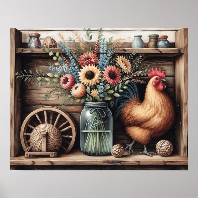 Affiche Bois primitif Plateau de campagne 4 (Devant)