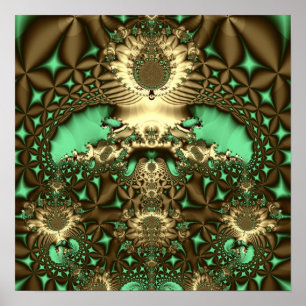 Affiche bois profonds