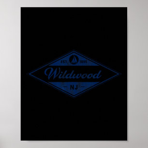 Affiche Bois vintage