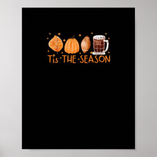Affiche Boisson Automnale Café Mignon Amour Halloween Citr