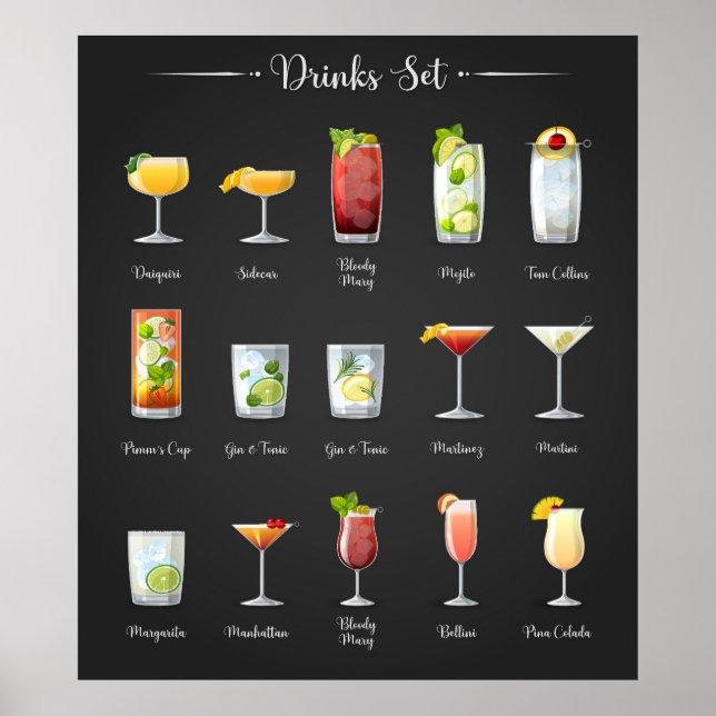 Affiche Boissons (Devant)