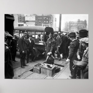 Affiche Boissons alcoolisées de destruction - ère