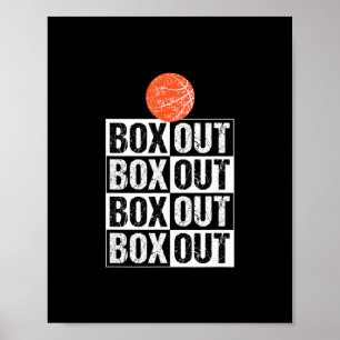 Affiche Boîte-cadeau drôle de coach de Sketll avec citatio