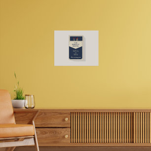 Affiche Boîte d'allumettes personnalisée pour couples Parf