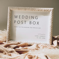Boîte de carte mariage Table de cadeaux Post Décor