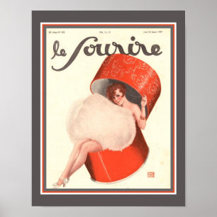 Affiche Boîte en poudre 1929