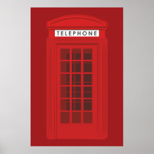Affiche Boîte Téléphonique