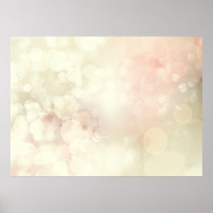 Affiche Bokeh blanc arrière - plan texture