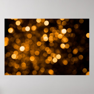 Affiche Bokeh texture lumières couleur vive