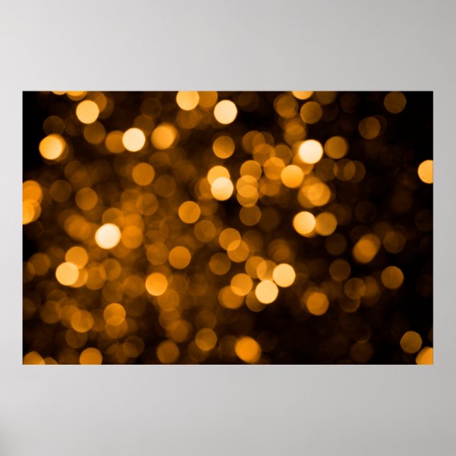 Affiche Bokeh texture lumières couleur vive (Devant)
