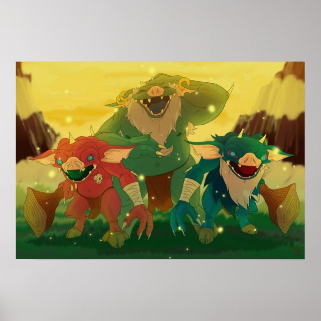 Affiche Bokoblin Trio (Devant)