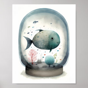 Affiche Bol à poissons 