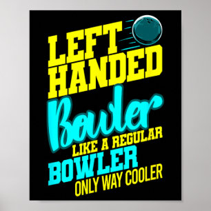 Affiche Bol Bowl à gauche Byll Humour Bowling Striker