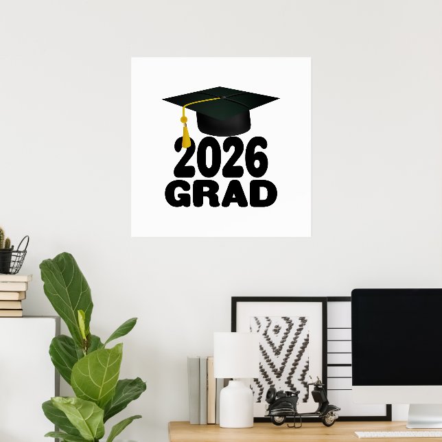 Affiche Bold Class of 2026 Graduation (Bureau à domicile)