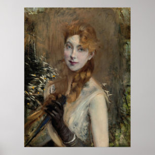 Affiche Boldini - Blonde Braid 1885