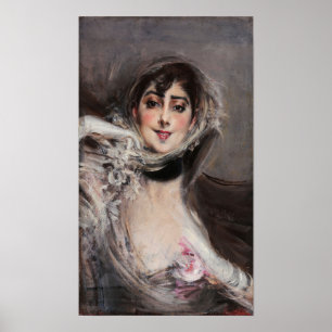 Affiche Boldini - Femme En Gants