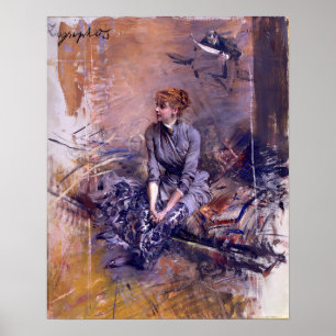 Affiche Boldini - Gabrielle Rejane