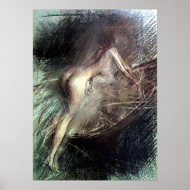 Affiche Boldini - Jeune Femme Entrant dans le Bain (Devant)