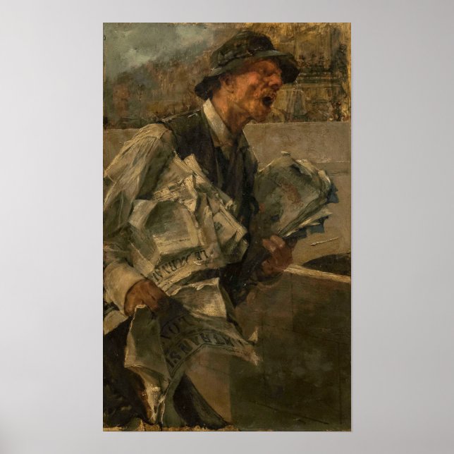 Affiche Boldini - Journaliste À Paris 1878 (Devant)