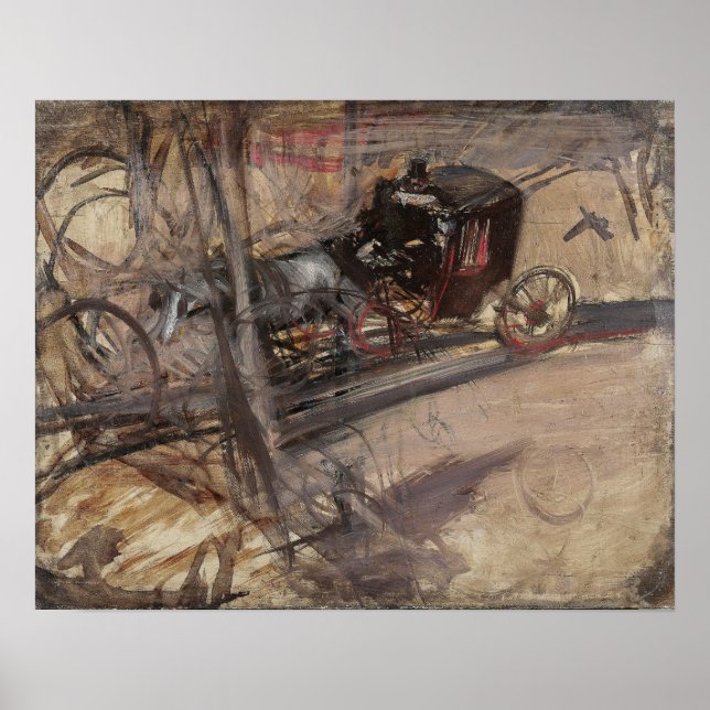 Affiche Boldini - Le Coachman (Devant)