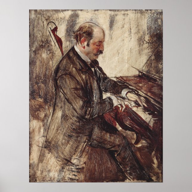 Affiche Boldini - Le pianiste (Devant)