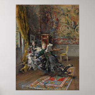 Affiche Boldini - Les Parisiens 1873
