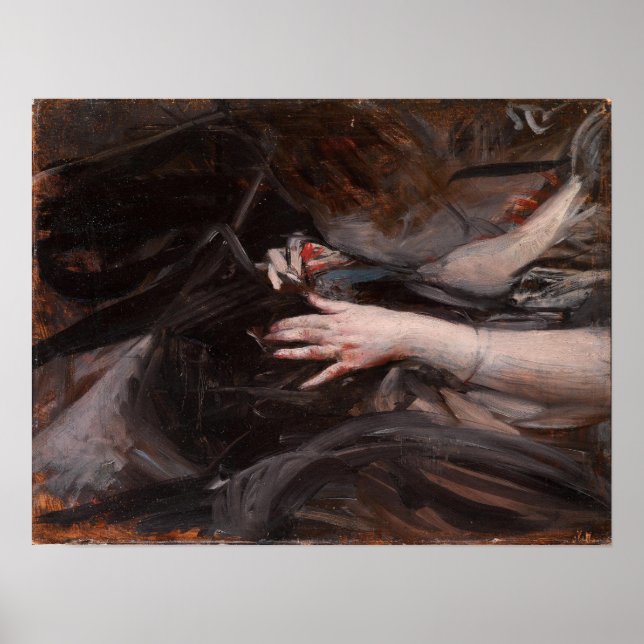 Affiche Boldini - Mains de femme (Devant)