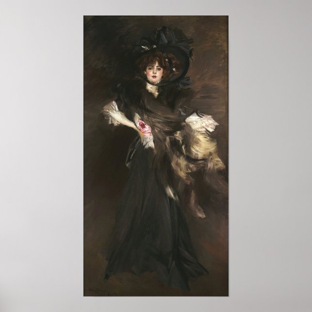 Affiche Boldini - Mlle Lantelme (Devant)