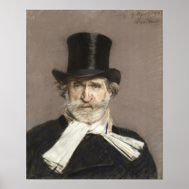 Affiche Boldini - Portrait De Giuseppe Verdi (Devant)