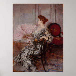 Affiche Boldini - Portrait De Madame Torri Dancer Au ...