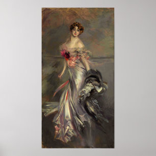 Affiche Boldini - Portrait De Marthe Regnier