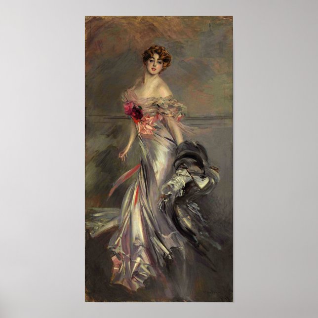 Affiche Boldini - Portrait De Marthe Regnier (Devant)