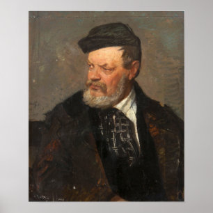 Affiche Boldini - Portrait de son père, Antonio…