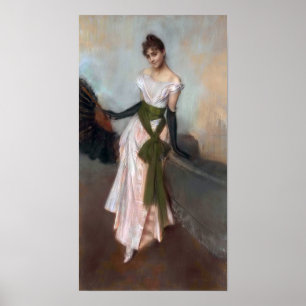 Affiche Boldini - Signorina Concha De Ossa
