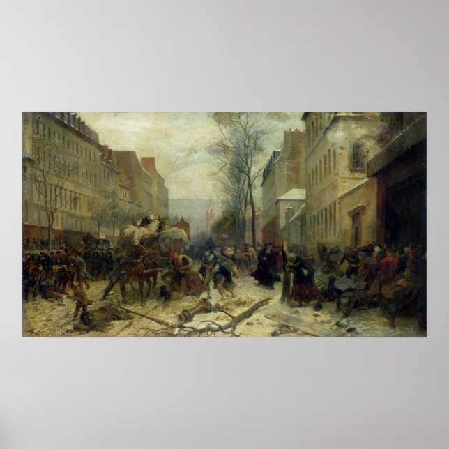 Affiche Bombardement de Paris en 1871 (Devant)