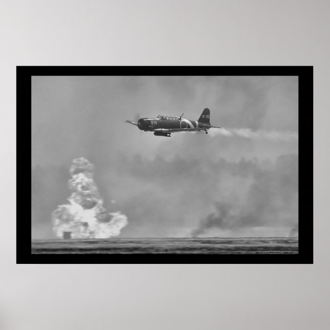 Affiche Bombe de torpille japonaise B5N Kate (Devant)