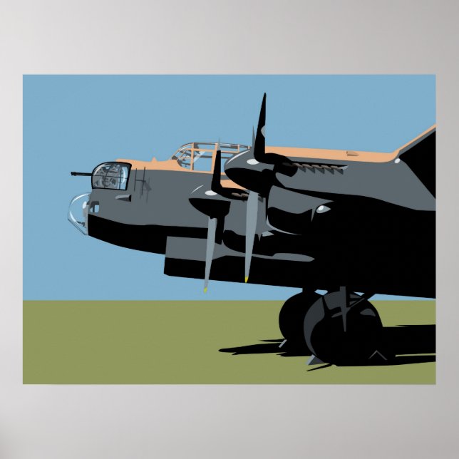 Affiche Bombe Lancaster Avro (Devant)
