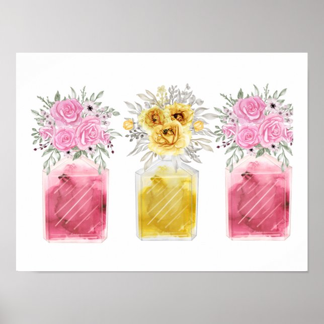 Affiche Bon ensemble de chance trois bouquet de bouteille  (Devant)