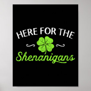 Affiche Bon Jour de la Saint Patrick Pour Les Shenanigans