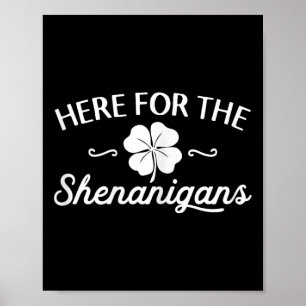Affiche Bon Jour de la Saint Patrick Pour Les Shenanigans