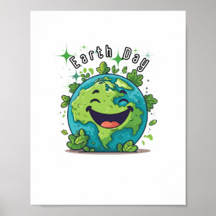 Affiche Bon Jour des terres Poster-Eco cadeau de vacances