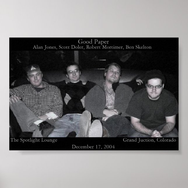 Affiche Bon papier (Devant)