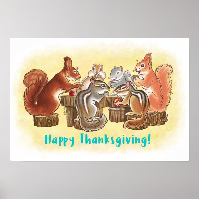 AFFICHE BON THANKSGIVING ! (Devant)
