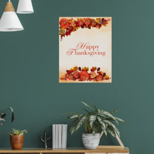 Affiche Bon thanksgiving 2024