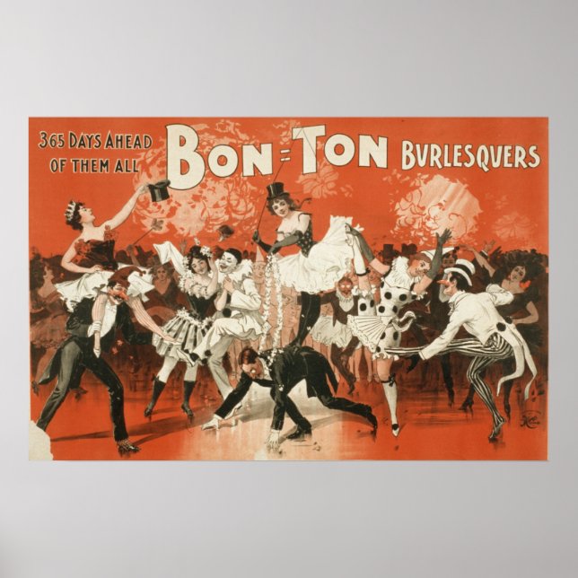 Affiche Bon Ton Burlesquers 365 jours avant eux tous (Devant)