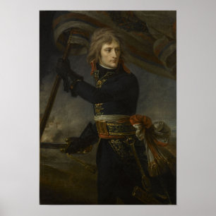 Affiche Bonaparte sur le pont d'Arcole
