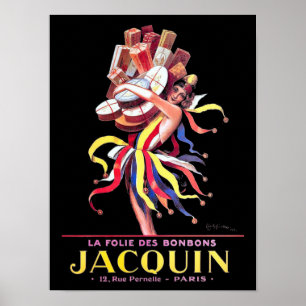 Affiche Bonbons Art Nouveau vintage par Cappiello
